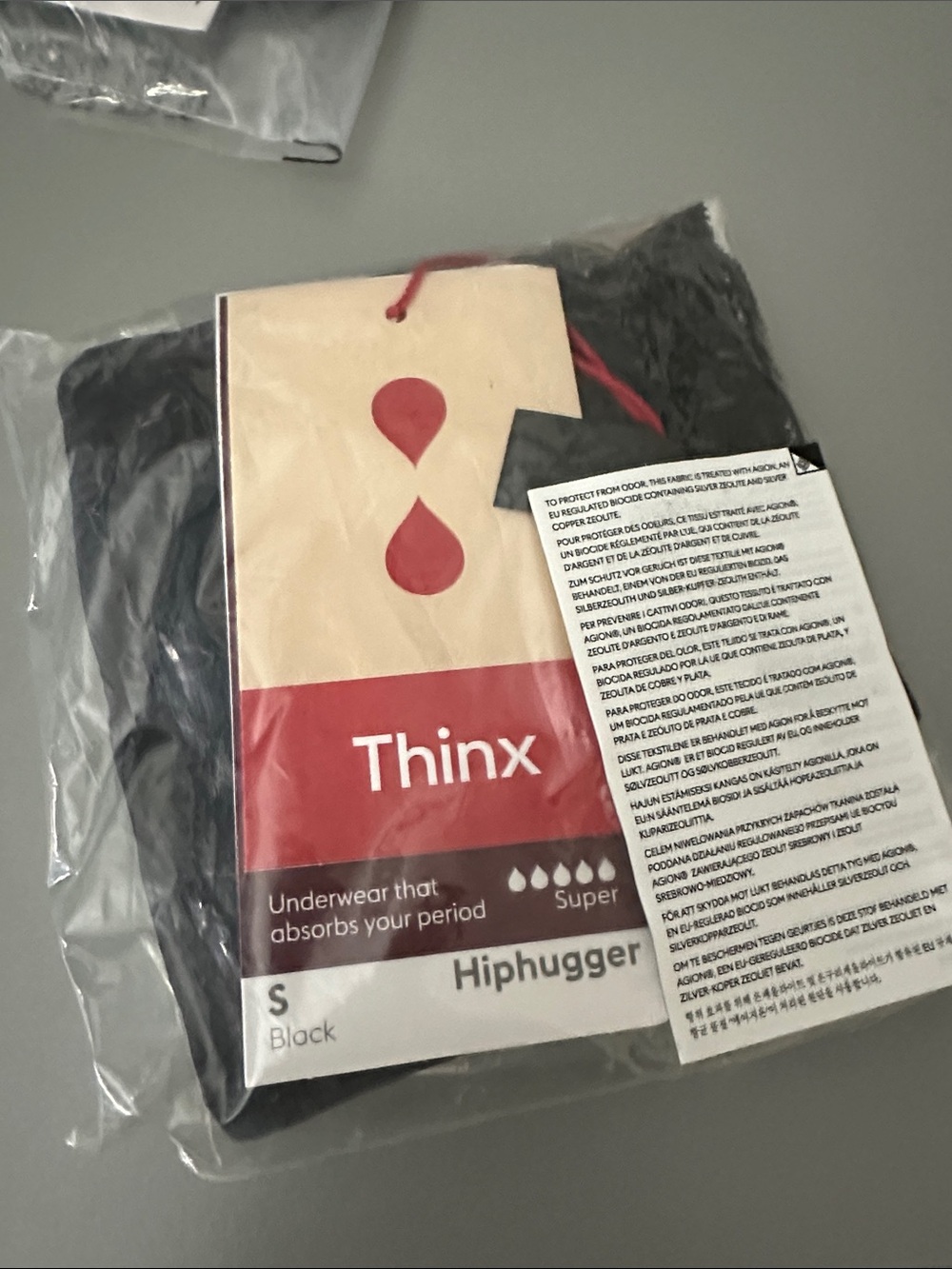Thinx - Hiphugger - Black
